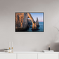 75 x 50 cm, Plexi et cadre américain Lumière dorée sur l’arche d’Étretat
