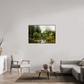 120 x 80 cm, Plexi et cadre américain La mare de Giverny