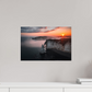 45 x 30 cm, Photo Print Under Acrylic Glass Aube sur les Falaises d'Aval d'Etretat