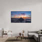 176 x 99 cm, Alu et cadre américain mont st Michel