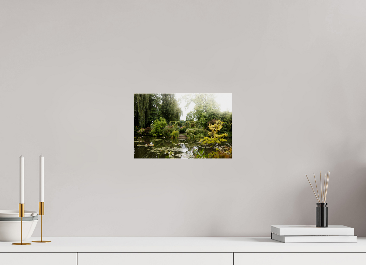 30 x 20 cm, Photo Print Under Acrylic Glass La mare de Giverny