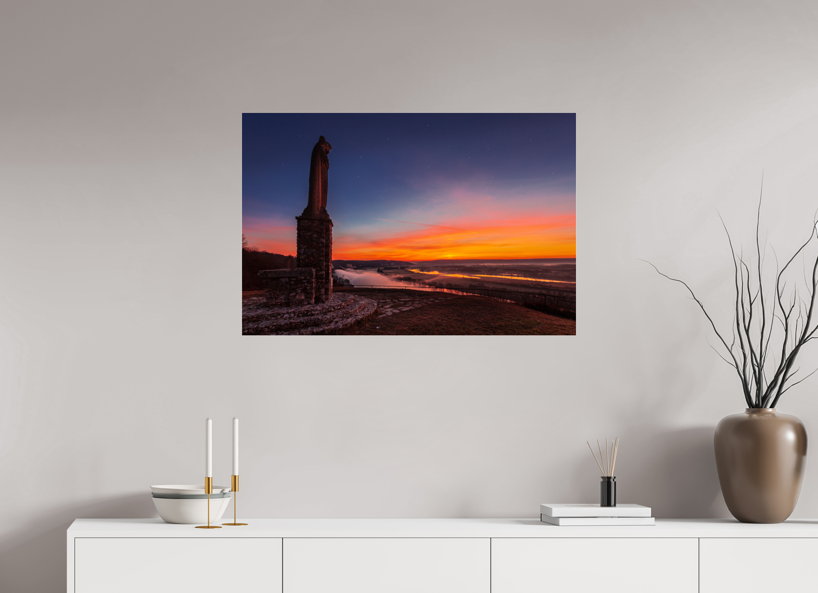 90 x 60 cm, Photo Print Under Acrylic Glass Notre-Dame de Belle Garde