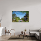 150 x 100 cm, Alu et cadre américain Une pensée de Claude Monet