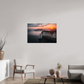 105 x 70 cm, Photo Print Under Acrylic Glass Aube sur les Falaises d'Aval d'Etretat
