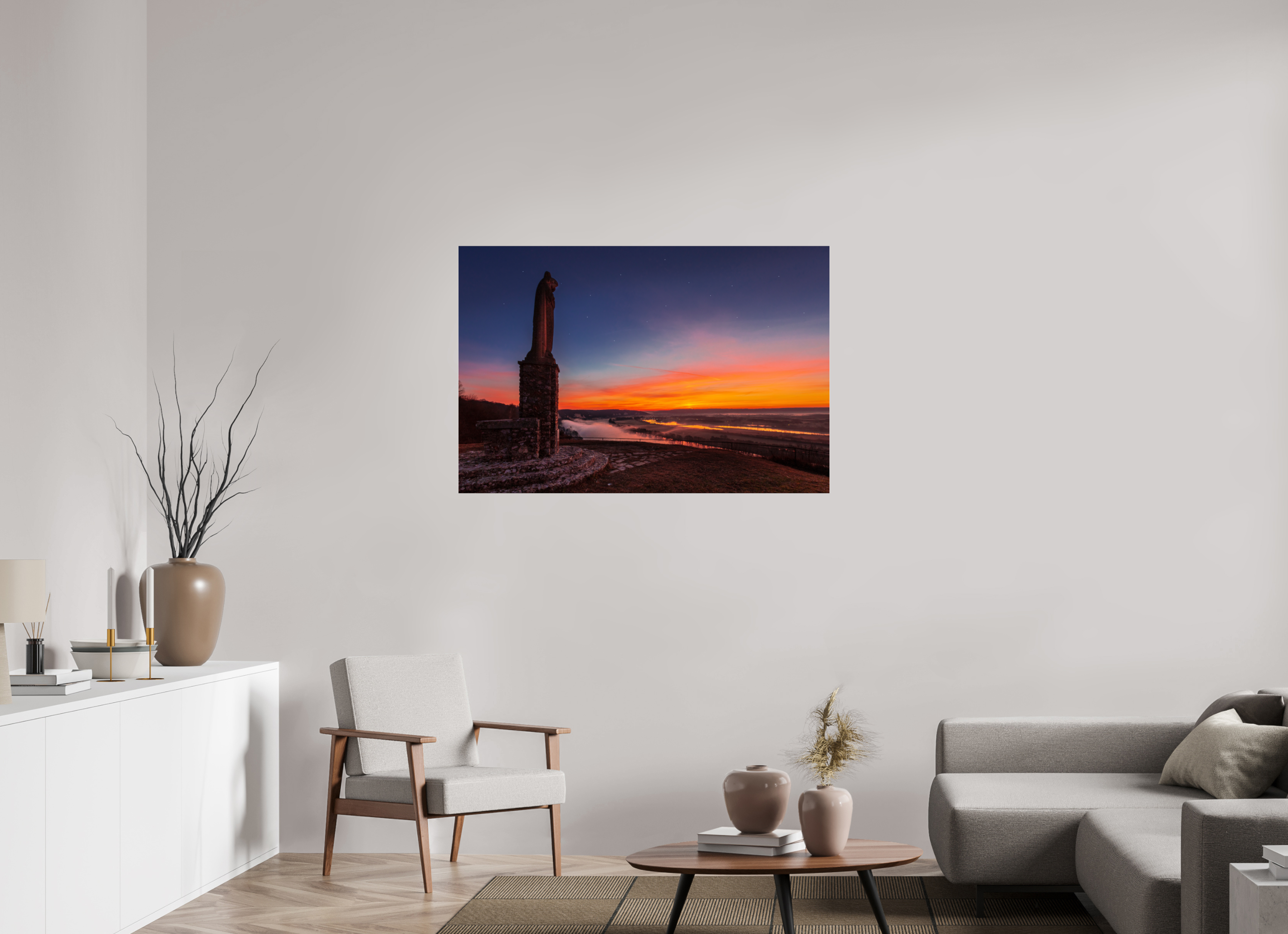 120 x 80 cm, Photo Print Under Acrylic Glass Notre-Dame de Belle Garde