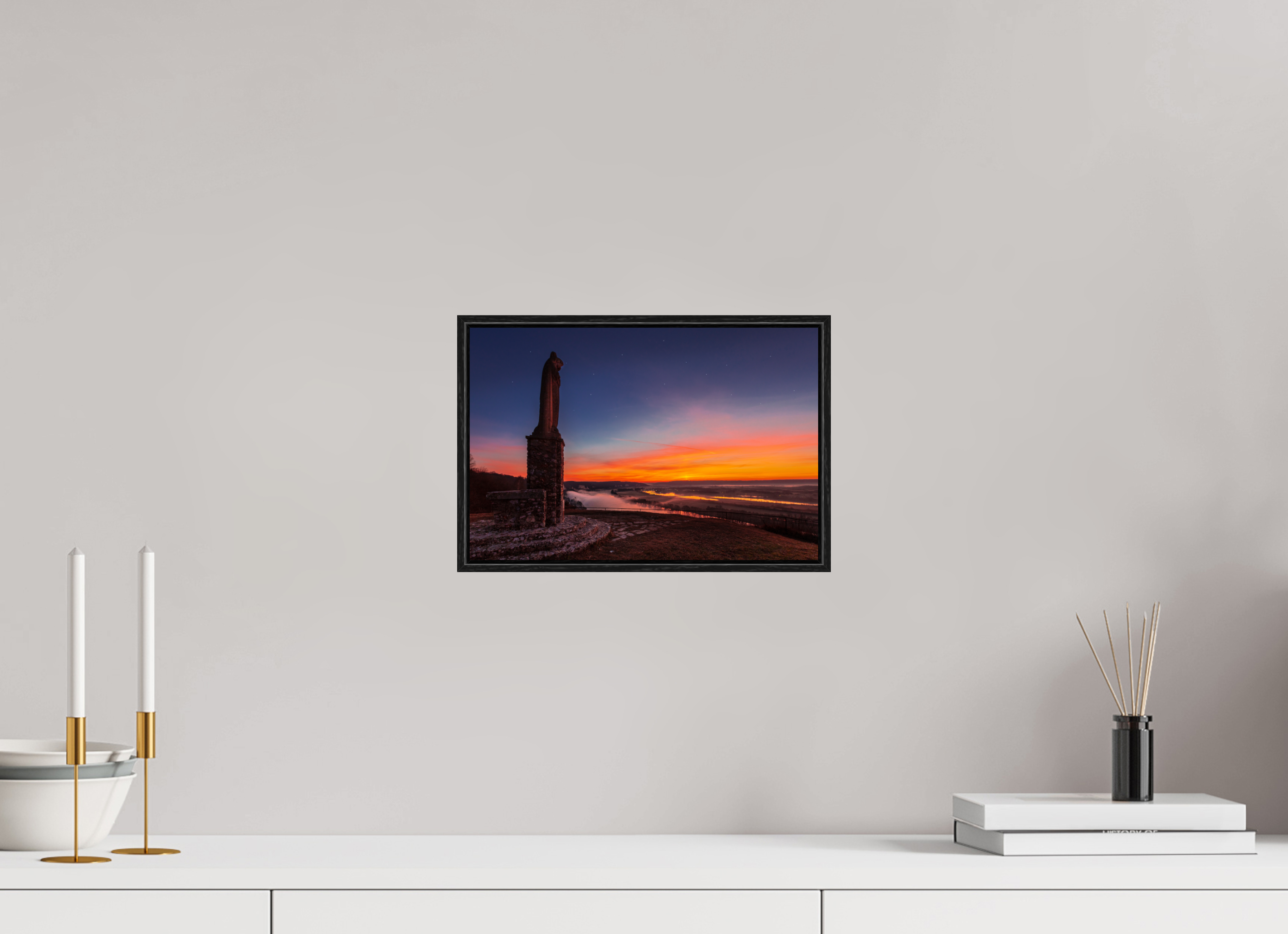 30 x 20 cm, Alu et cadre américain Notre-Dame de Belle Garde