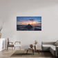 160 x 90 cm, Alu et cadre américain mont st Michel