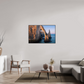 120 x 80 cm, Alu et cadre américain Lumière dorée sur l’arche d’Étretat