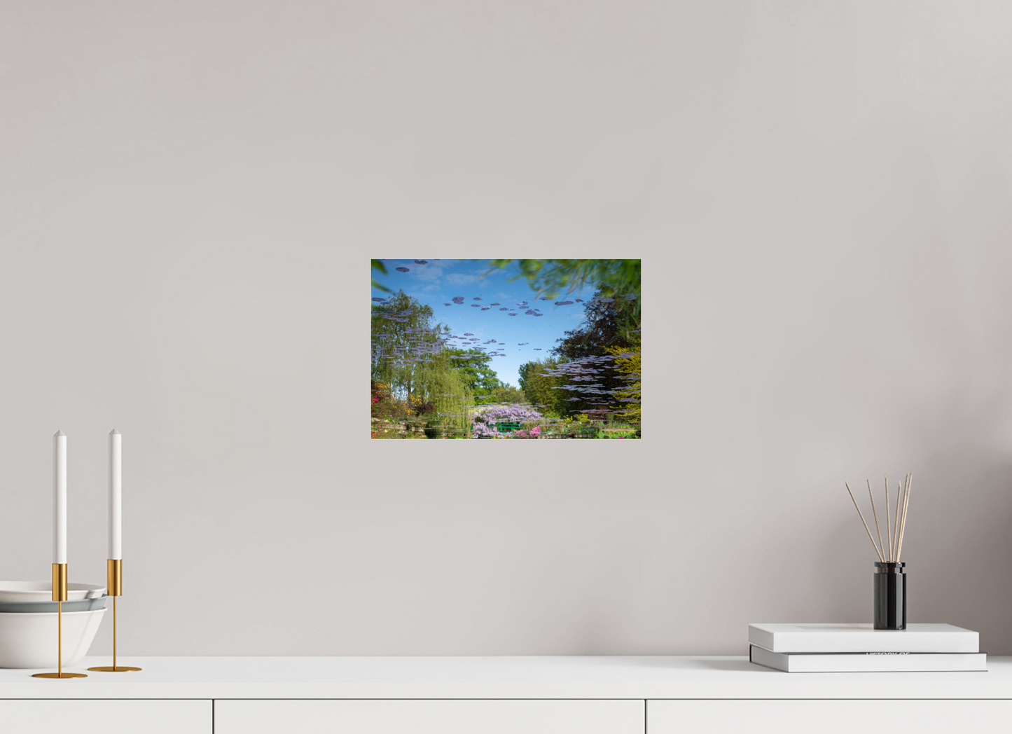 30 x 20 cm, Photo Print Under Acrylic Glass Une pensée de Claude Monet