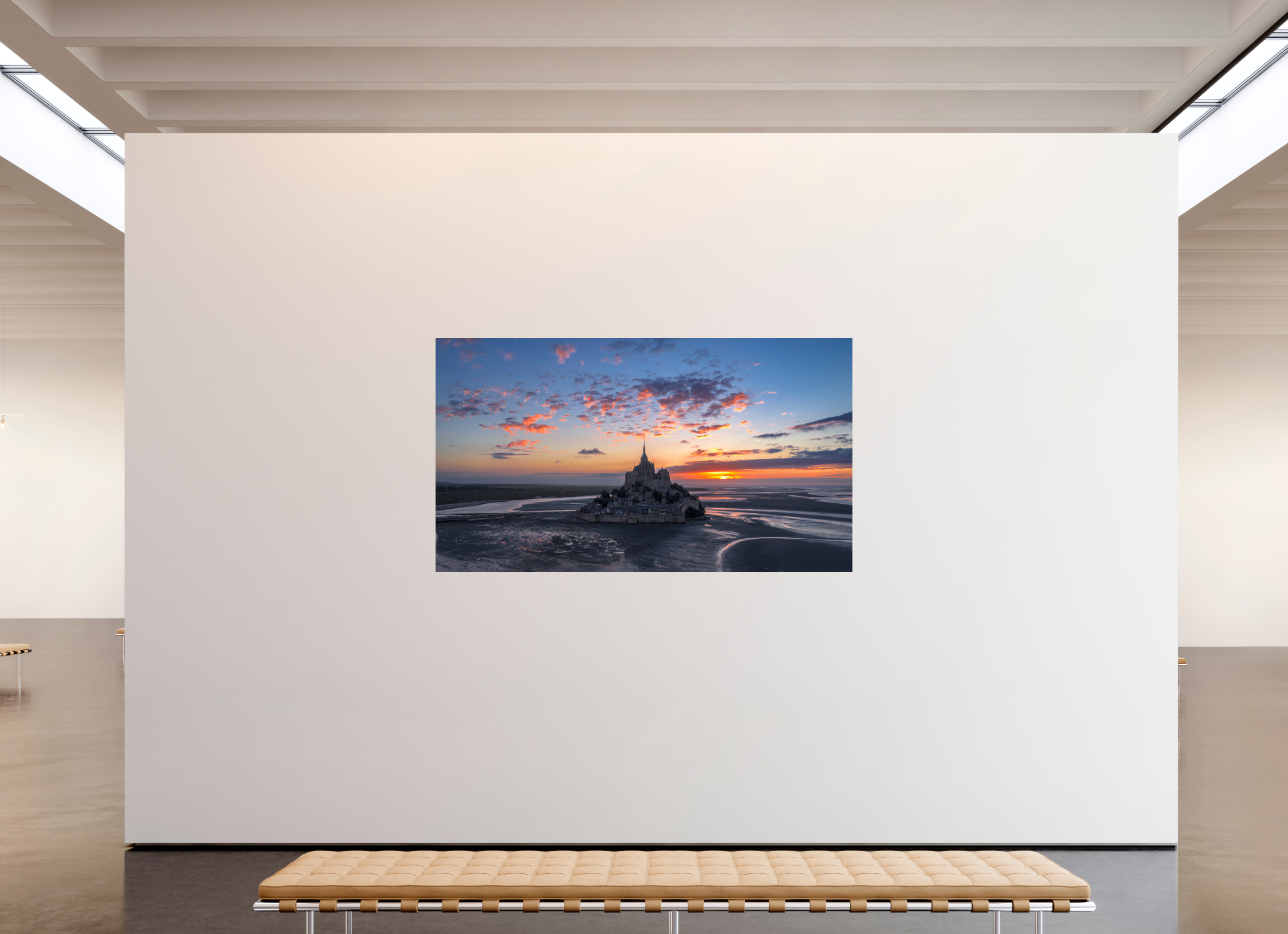 208 x 117 cm, Photo Print On Fuji Crystal DP II mont st Michel