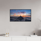 80 x 45 cm, Plexi et cadre américain mont st Michel