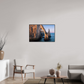90 x 60 cm, Plexi et cadre américain Lumière dorée sur l’arche d’Étretat
