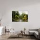 150 x 100 cm, Alu et cadre américain La mare de Giverny